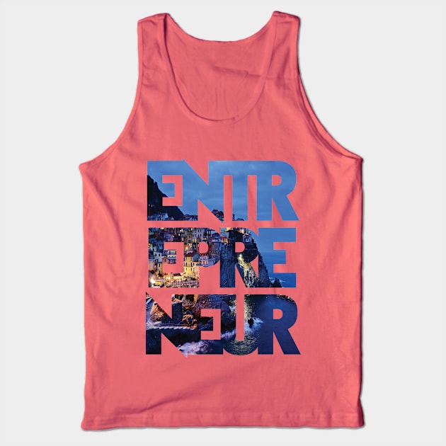 Eternal Entrepreneur : City By The Sea Tank Top by FOOTBALL IS EVERYTHING